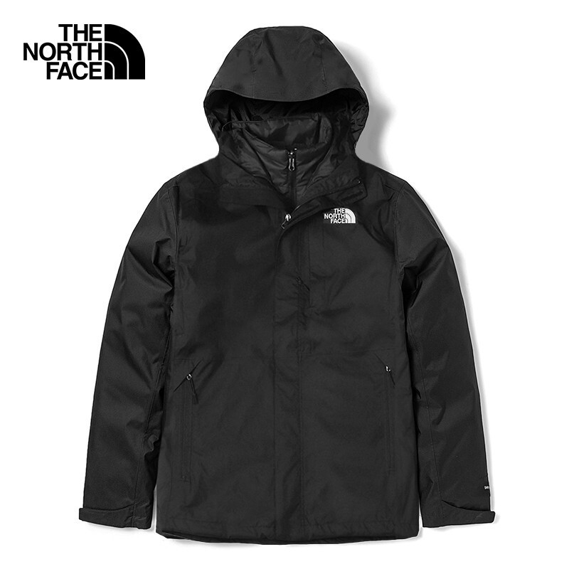 The northface North men's charge jacket three in one 2021 autumn winter new outdoor waterproof and warm 600 Peng goose down liner set 5b3a