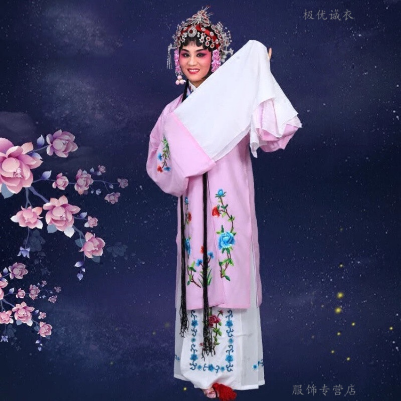 Beijing opera costumes Huadan opera costumes drama costumes Beijing Opera martial arts costumes water sleeved Shaoxing opera Miss Huangmei opera costumes women's new style