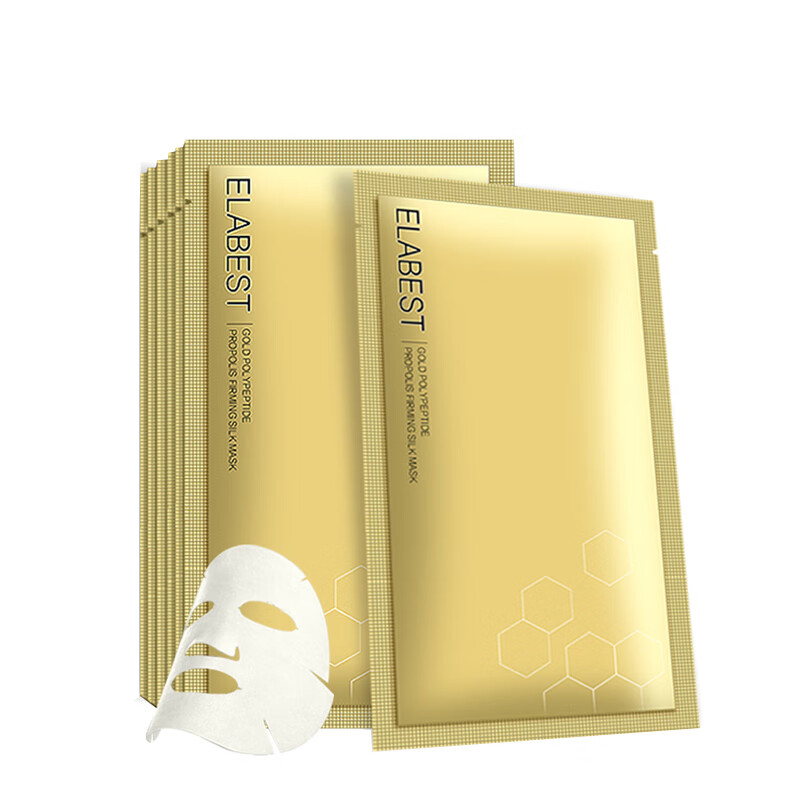 雅莱贝斯黄金六胜肽蚕丝面膜