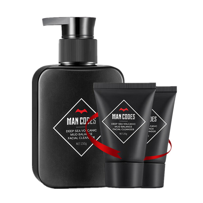 左颜右色 深海火山泥男士洁面乳