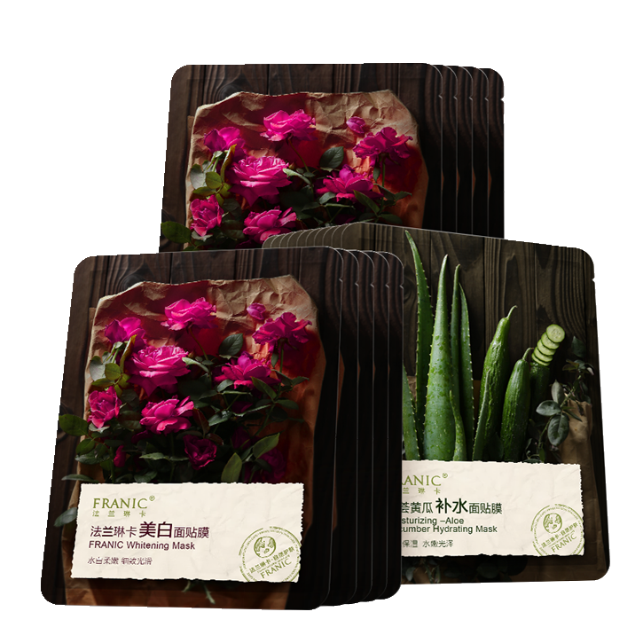 法兰琳卡玫瑰黄瓜亮润面膜