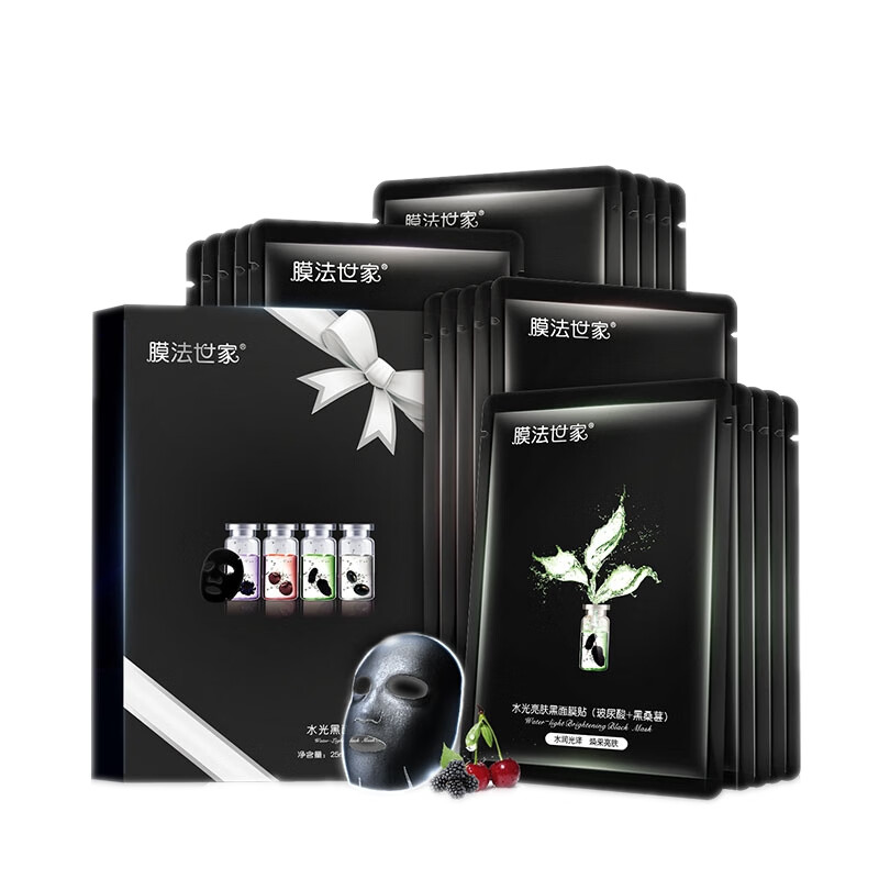 膜法世家 水光黑面膜贴