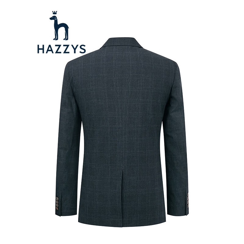 [same style in shopping mall] hajis hazzys spring and autumn style single west small lattice blended lightweight suit coat asuzj01aj05