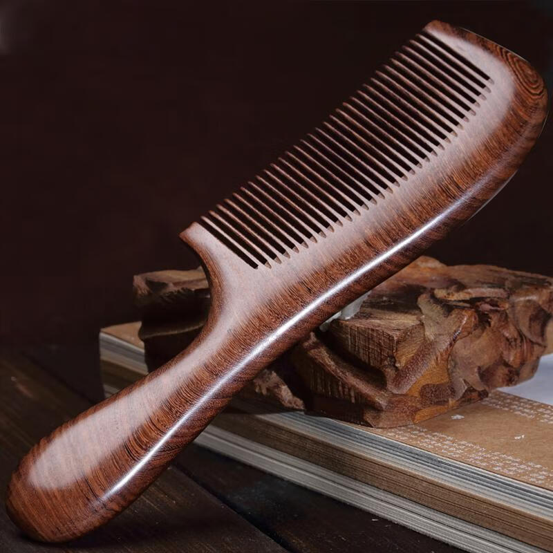 缘木轩 黑檀木防静电 梳子