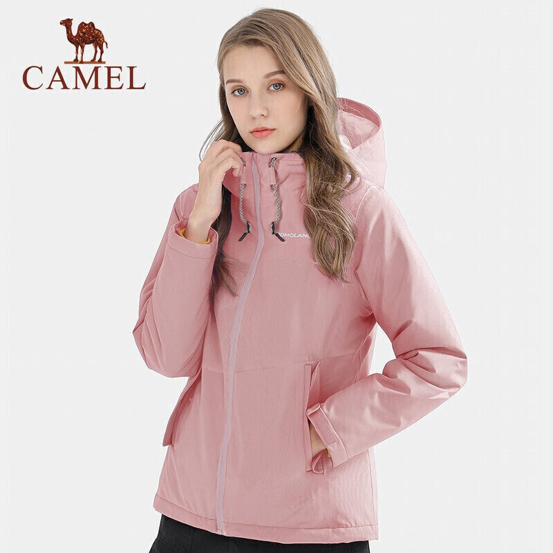 Camel Qomolangma series cotton jacket men's and women's autumn and Winter Fleece thickened Chao brand coat a0w218157