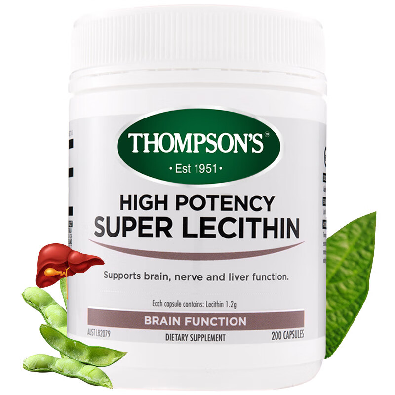 汤普森 大豆卵磷脂 软胶囊