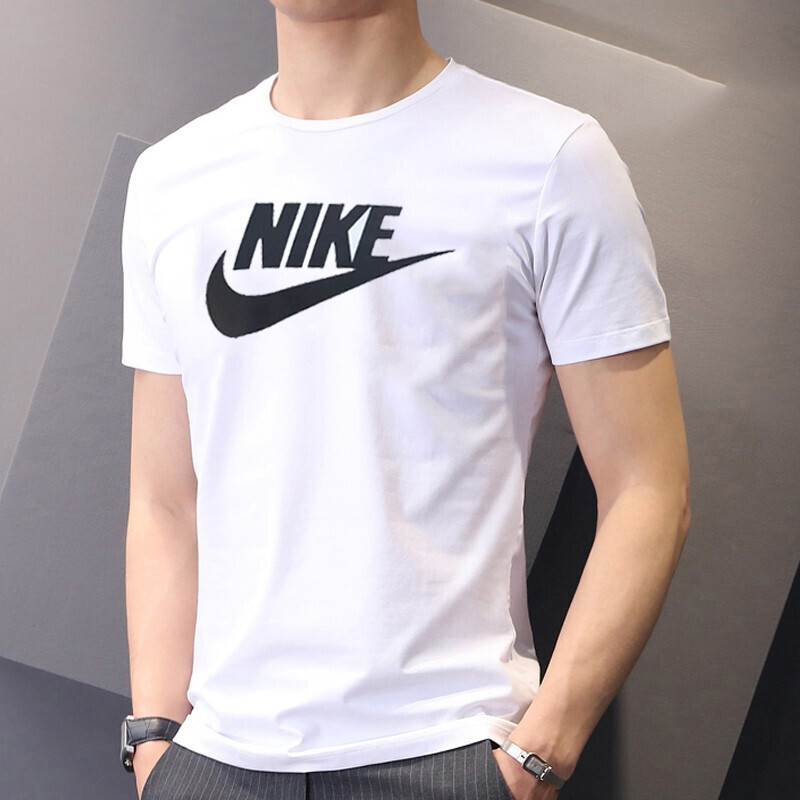 Nike Nike short sleeve t-shirt men's new summer men's round neck breathable basketball casual clothes sweat wicking half sleeve top