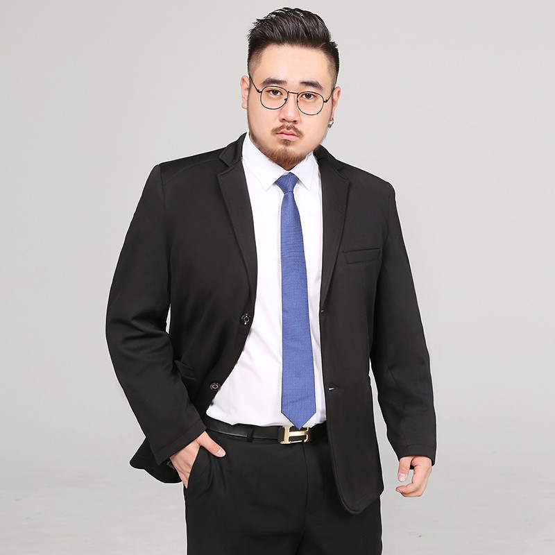 Xi Chen plus fat plus size suit coat casual men's loose business suit slim extra large fat man's suit suit