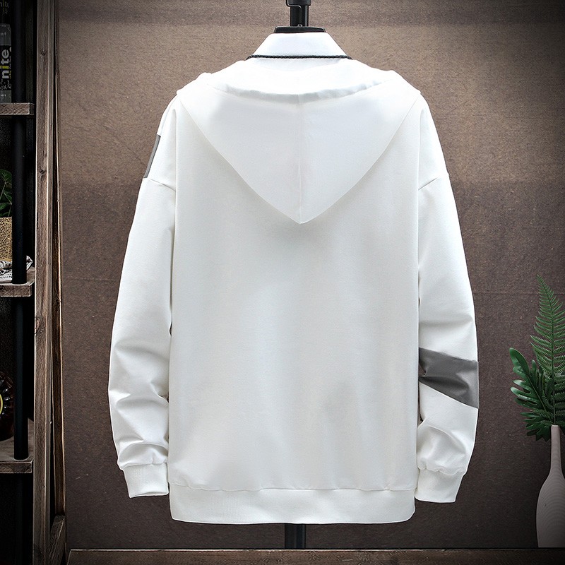 Playboy sweater men's hooded fashion spring and autumn cardigan spring clothes students' leisure loose new youth coat spring clothes