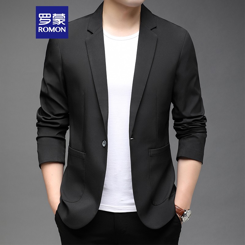 Romon Romon suit men's fashion casual youth suit business suit student professional coat men's mt-2144