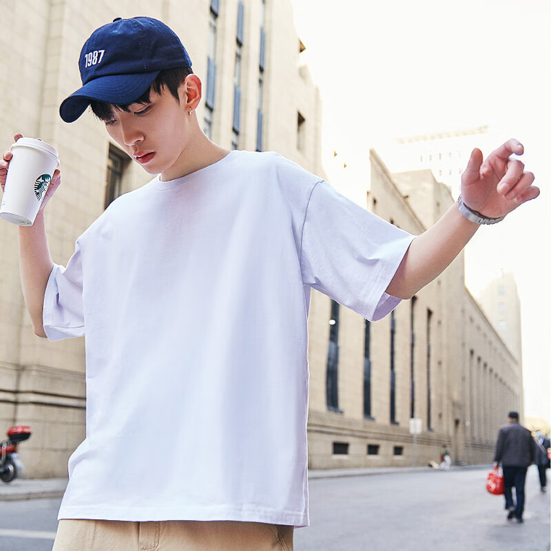 JeansWest fashion brand t-shirt men's 2022 summer new European and American street hip-hop short sleeve 200kg tide fat large size oversize loose half sleeve blue clothes summer