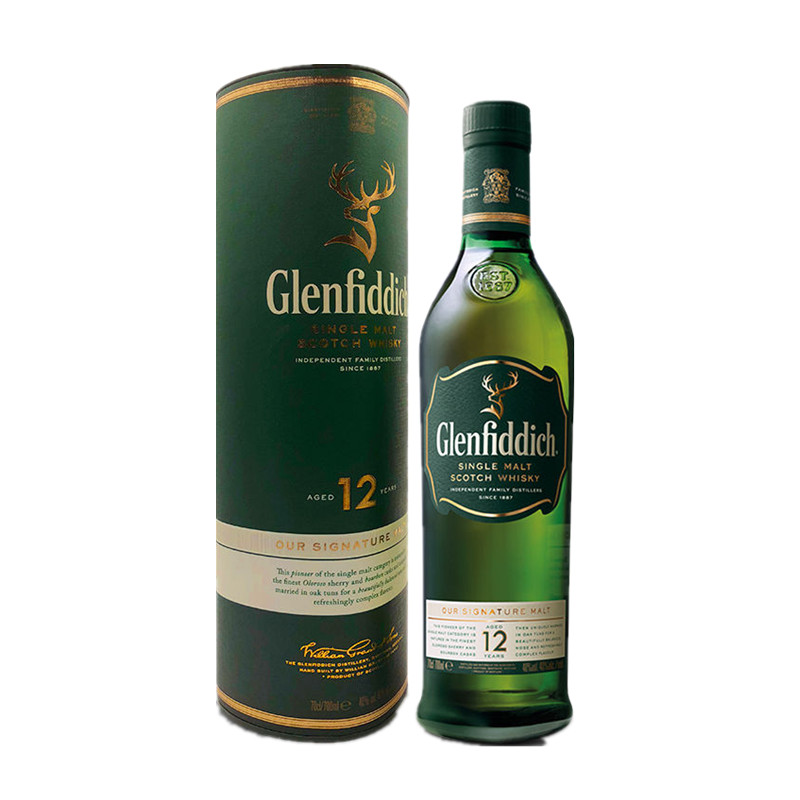 格兰菲迪12年苏格兰麦芽威士忌