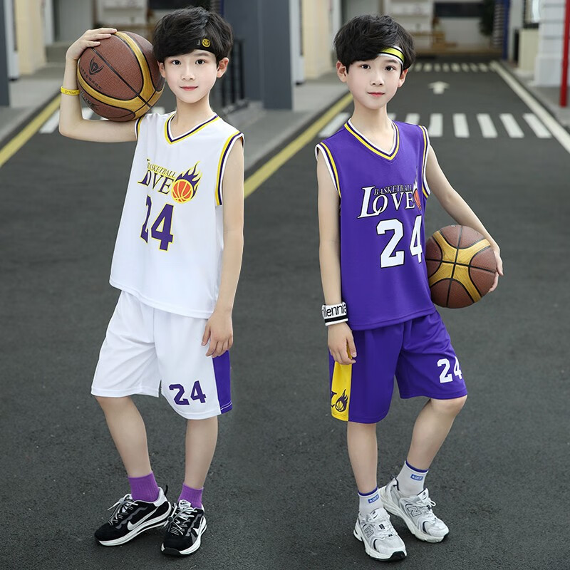 [n options] boys' basketball clothes children's summer children's clothes new quick drying clothes children's sportswear student youth training clothes Vest Boys' jersey