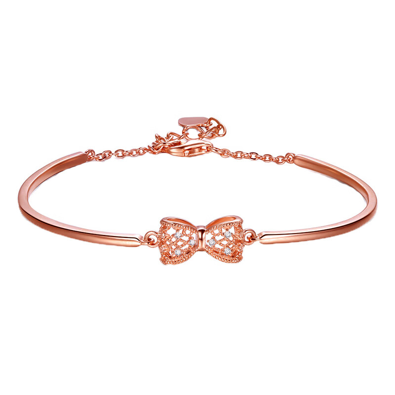 喜钻小清新纯银手镯