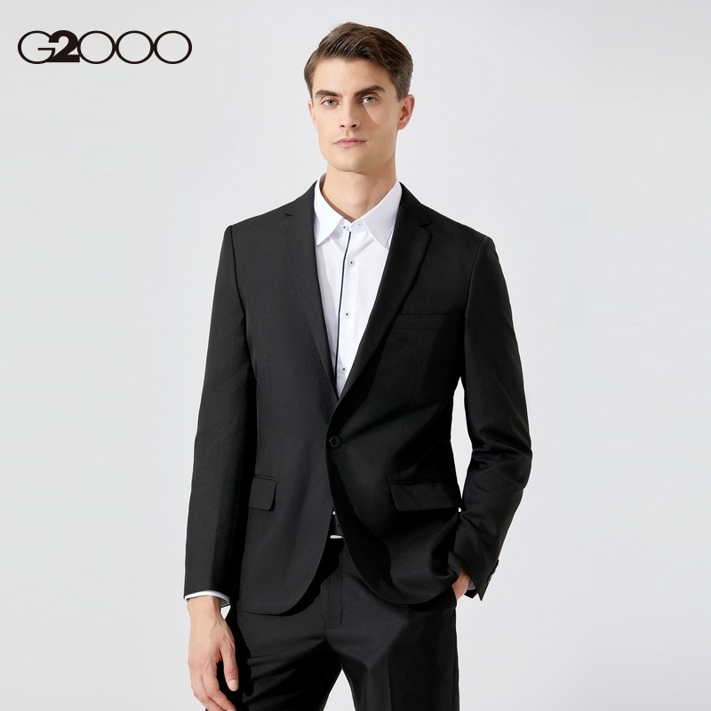 G2000 men's business casual suit men's coat formal fit slim fit men's three defense suit dress suit coat men's 11010812