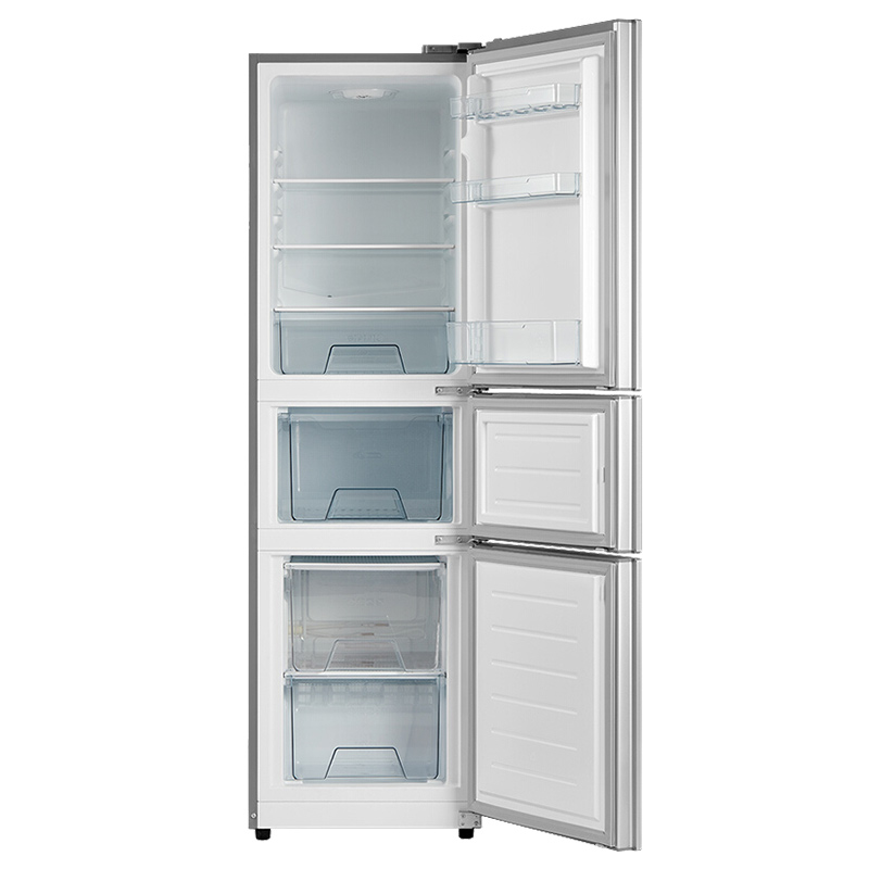 美的 节能静音三门冰箱