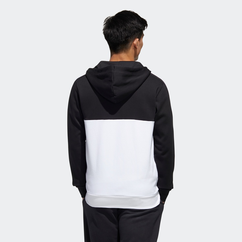 Adidas Adidas official website men's sports warm Plush Hooded Jacket zipper jacket gd5503