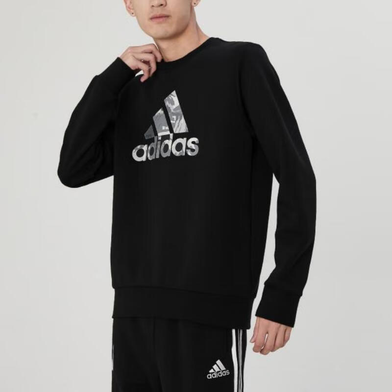 Adidas Adidas men's clothes 2022 spring new sportswear breathable comfortable fashion long sleeve warm sweater Pullover