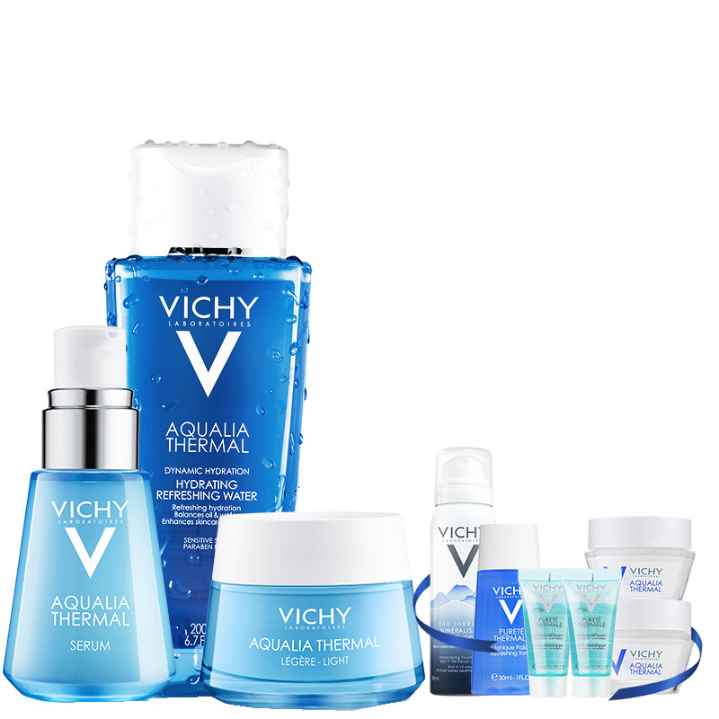 薇姿 补水保湿精华护肤套装