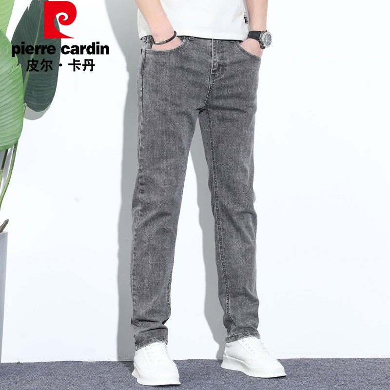 Pierre Cardin jeans men's summer thin style comfortable breathable SLIM STRAIGHT pants washed long pants men's fashion hr1212