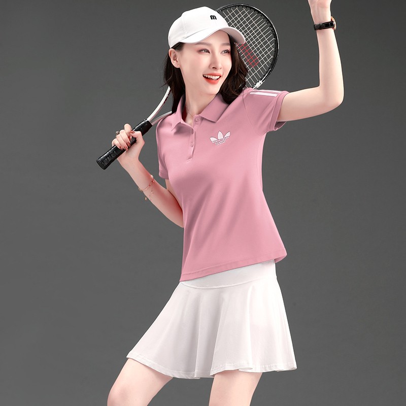 Sports suit female spring and autumn summer new Huiheng badminton suit spring and autumn sports suit short sleeve t-beard tennis skirt suit two-piece match suit sportswear suit female