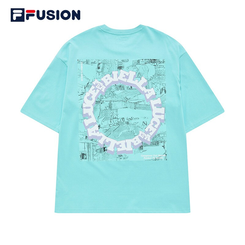 FILA Fuson Philharmonic fashion men's T-shirt summer 2022 knitted short sleeved shirt