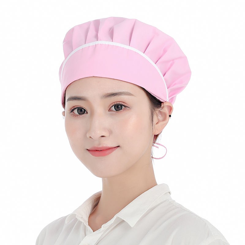 Chi Dexin working hat chef hat men's new kitchen hygiene Hat Women's catering food hat breathable, oil fume proof, dust-proof and hair loss proof