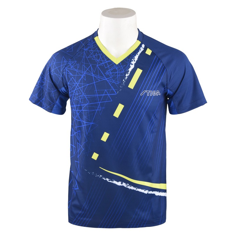 2021 Stiga stika table tennis garment quick drying short sleeve shirt