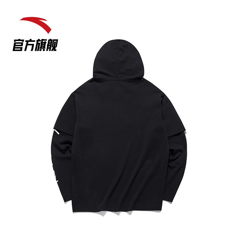 Anta sweater men's 2022 spring new pure cotton casual hooded long sleeved Pullover Top