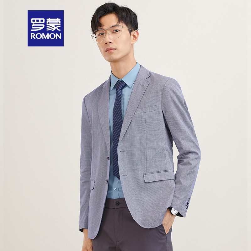 [Hui] Romon casual suit men's new business Versatile Single Western middle-aged and young people's fashion suit coat men