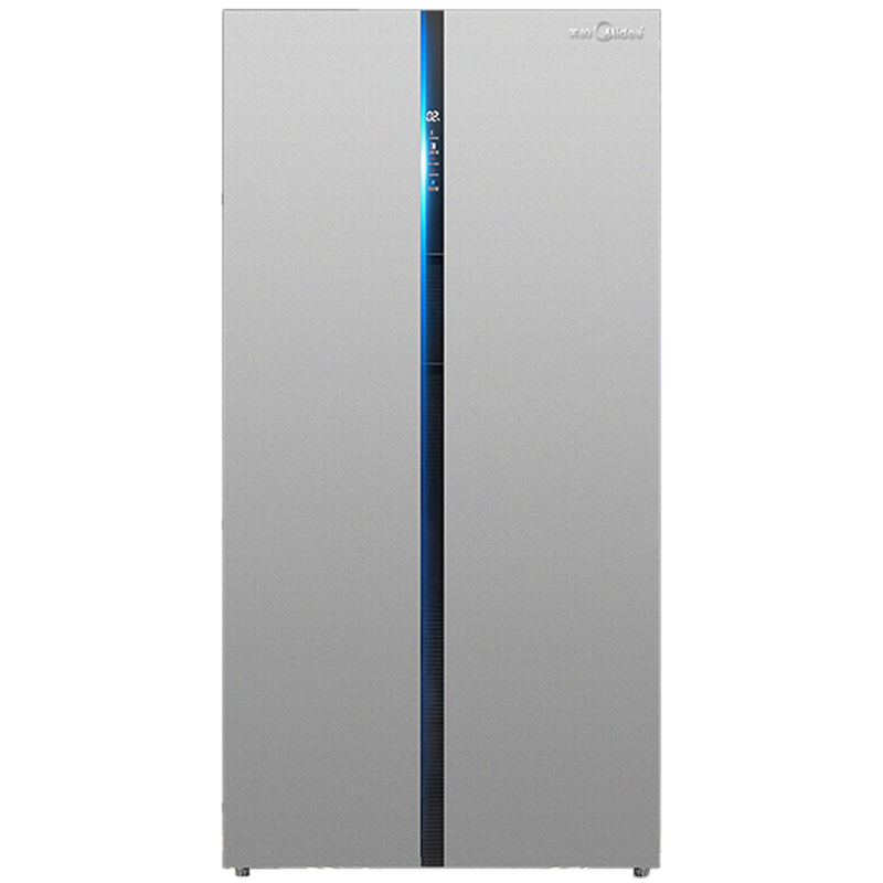 美的 对开门变频冰箱