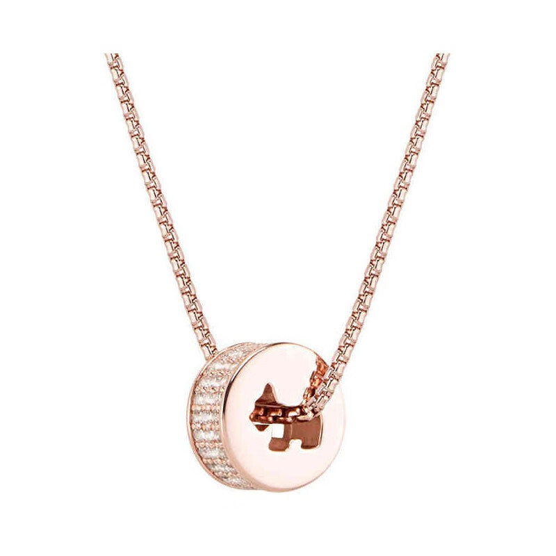 瑷嘉莎 镂空小狗吊坠