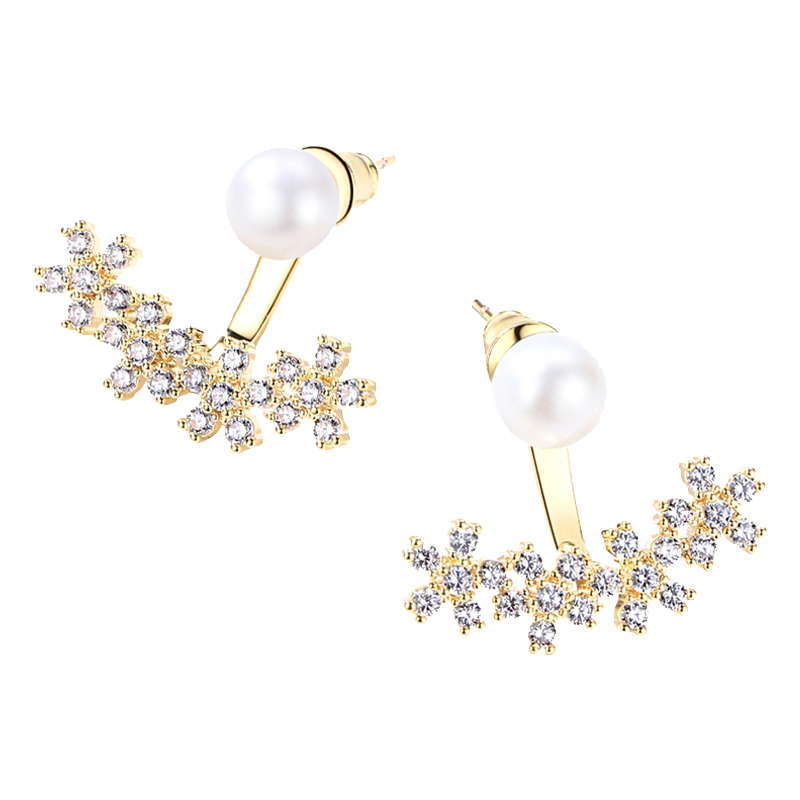 黛若 后挂法式 耳环