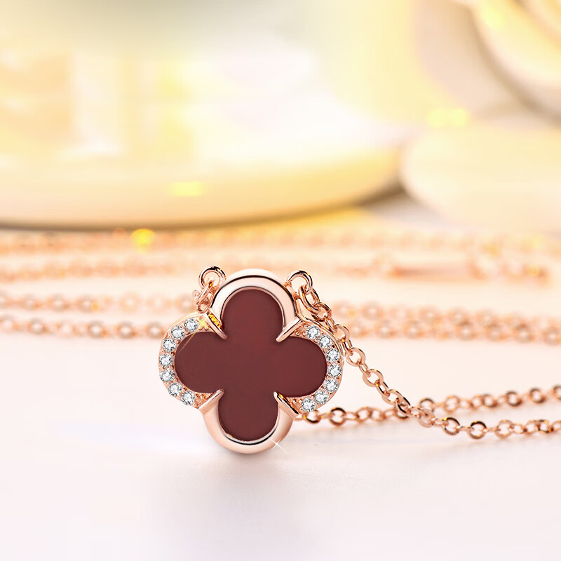 法蔻珠 双色玛瑙 项链