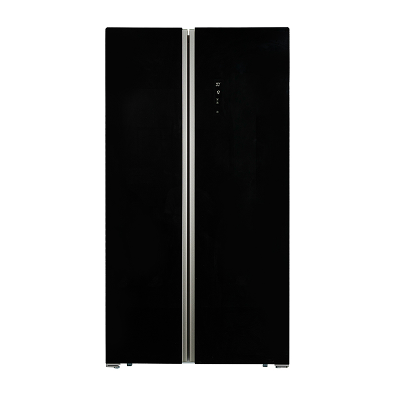 德洛普 玛瑙黑镜面对开门冰箱