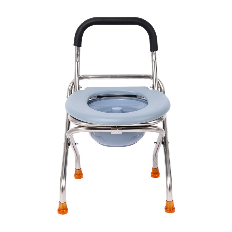 长路寿桥 可折叠 坐便轮椅