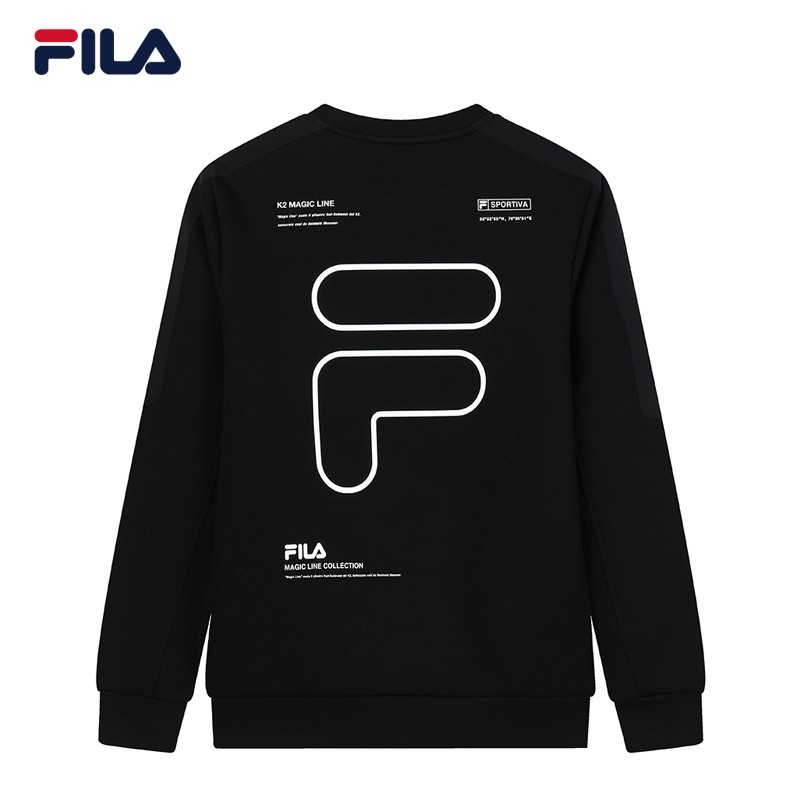 FILA FILA men's official men's Pullover 2 spring and autumn new sports leisure comfortable fashion Pullover men's shopping mall