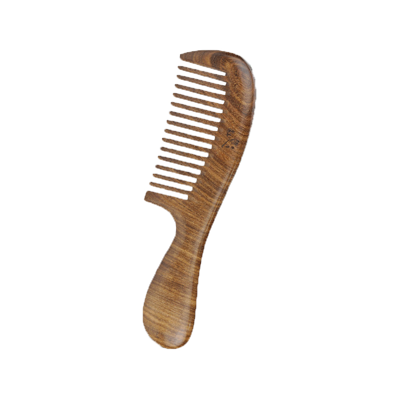 虞美人 金丝檀宽齿 梳子