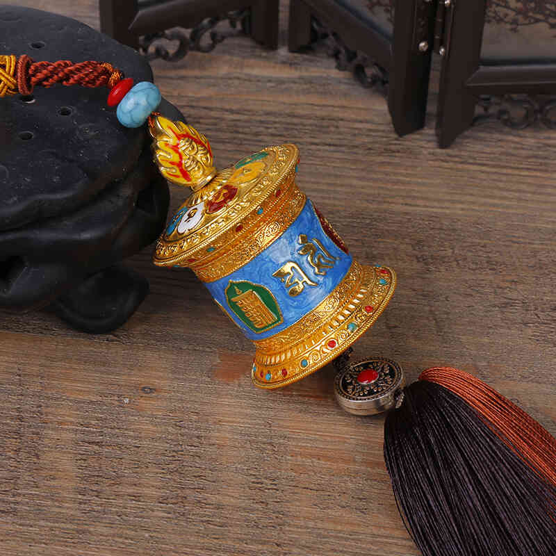 驰航转经轮汽车挂件