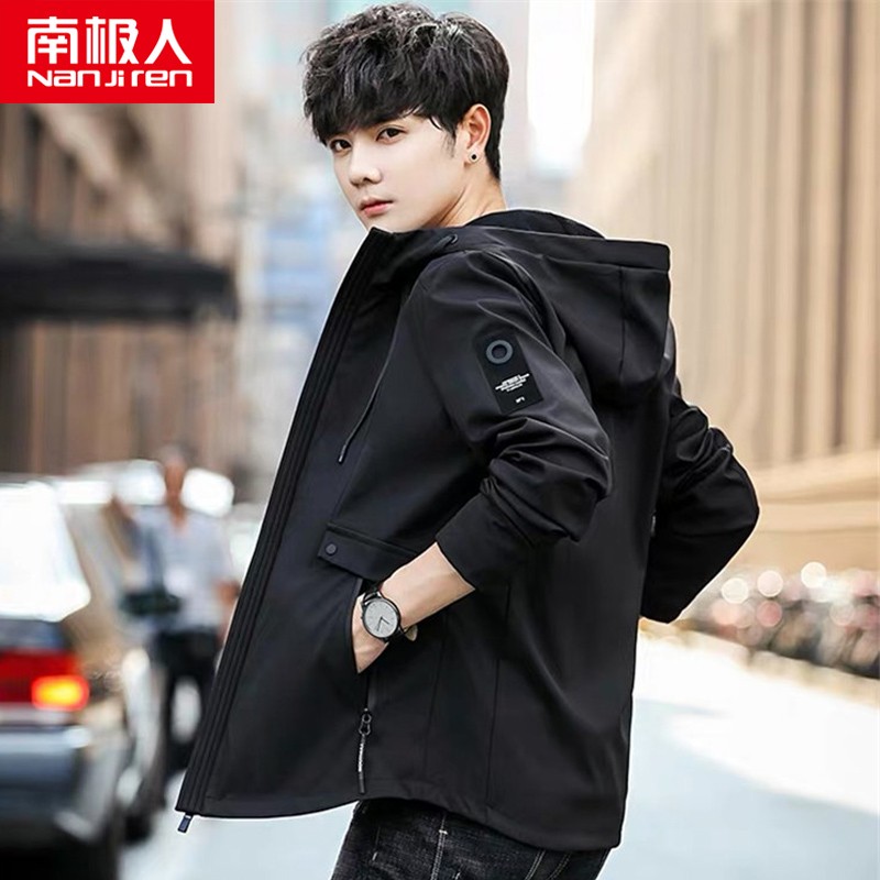 Antarctica jacket men's coat new fashion in spring and autumn Korean youth fashion trend leisure and versatile men's clothes work clothes men's coat fashion brand