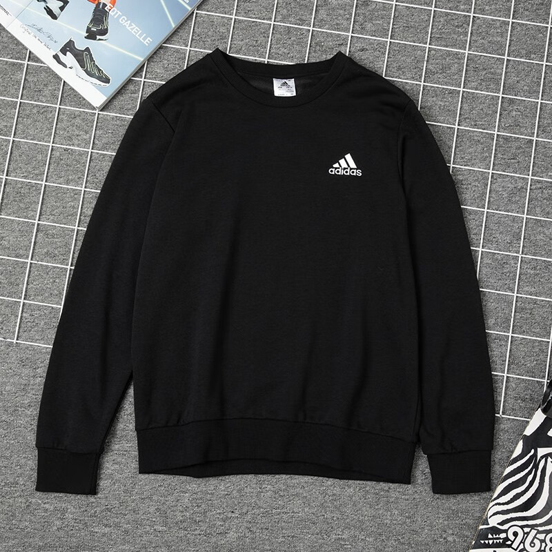Adidas men's sweater top spring 2022 new year of the tiger sportswear casual backing long sleeve round neck sweater Pullover men