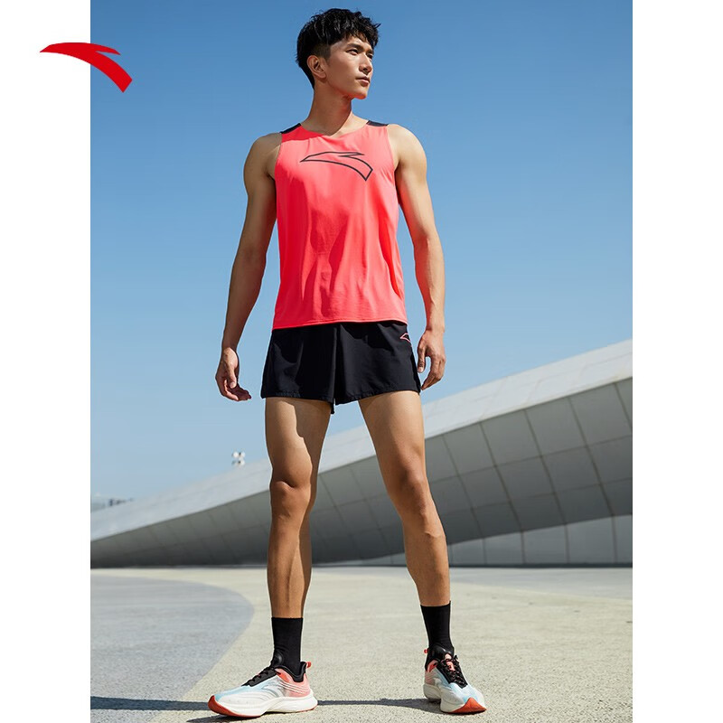 [same style in shopping malls] Anta sports suit men's 2022 summer new moisture absorption breathable short sleeved shorts running suit two-piece basketball suit 152215201