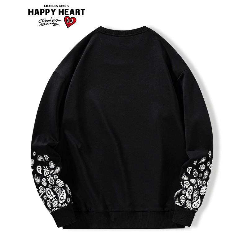 Charles peach heart sweater 21307cht72133001