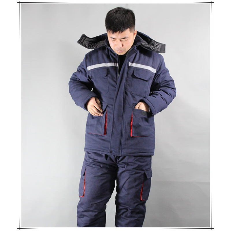 Cold storage cold proof clothing split suit special winter work clothes for cold storage cotton padded clothes for men and women thickened labor protection cotton padded jacket labor protection clothing cotton padded clothes