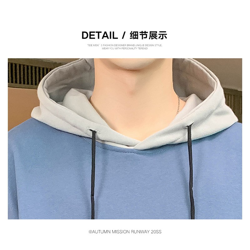 Antarctica men's sweater 2022 spring new men's hooded T-shirt fashion letter trend couple student sports leave two pullovers clothes coat men's wear