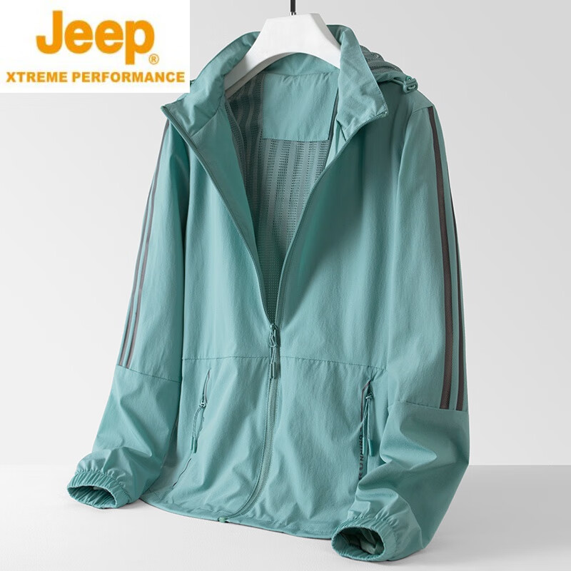 Jeep light luxury special price famous spring and autumn style assault Jacket Women's single-layer thin style Japanese national tide windproof waterproof elastic breathable sports jacket men's jacket