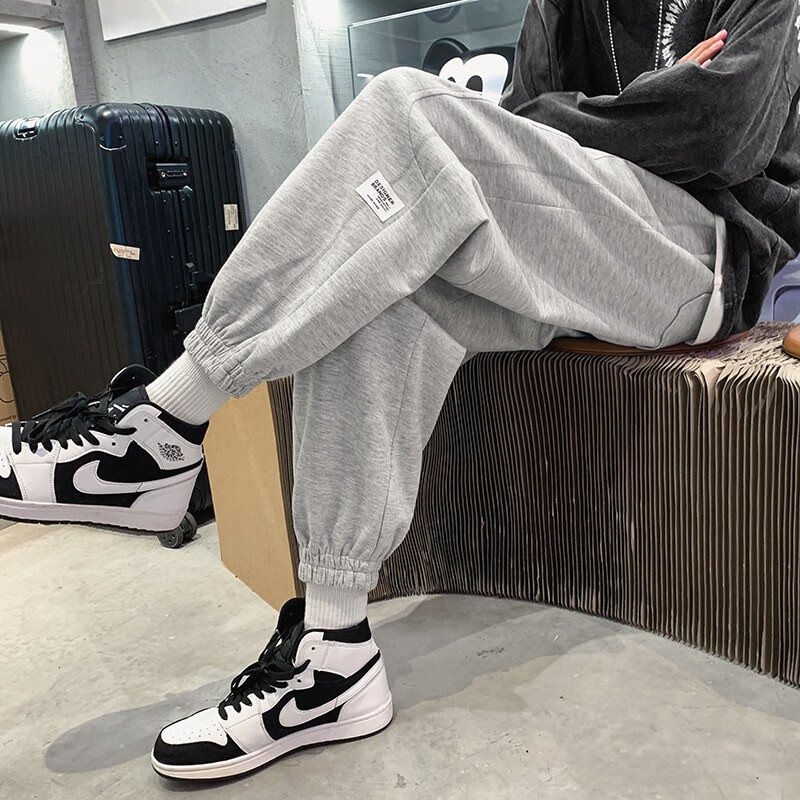 Xuanshanwang @ pants men's inschao brand casual pants male students' new loose, handsome and versatile sports trend casual Leggings in spring and Autumn