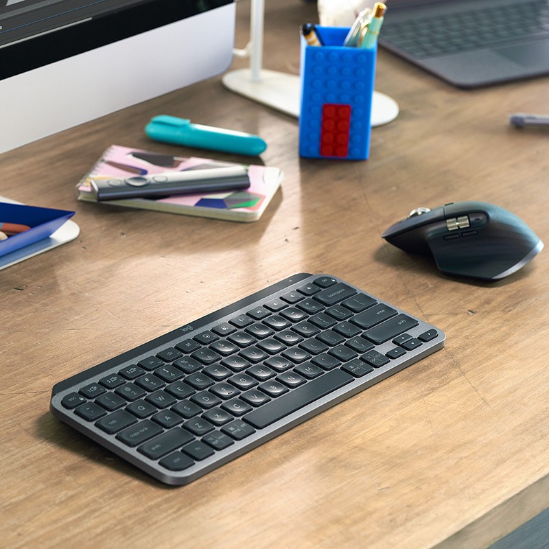 罗技MX Keys Mini时尚键盘，超薄智能背光，送女生办公实用礼物