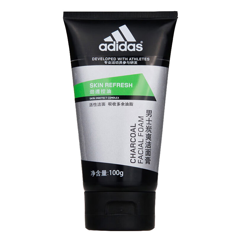 阿迪达斯 男士劲透控油洁面乳