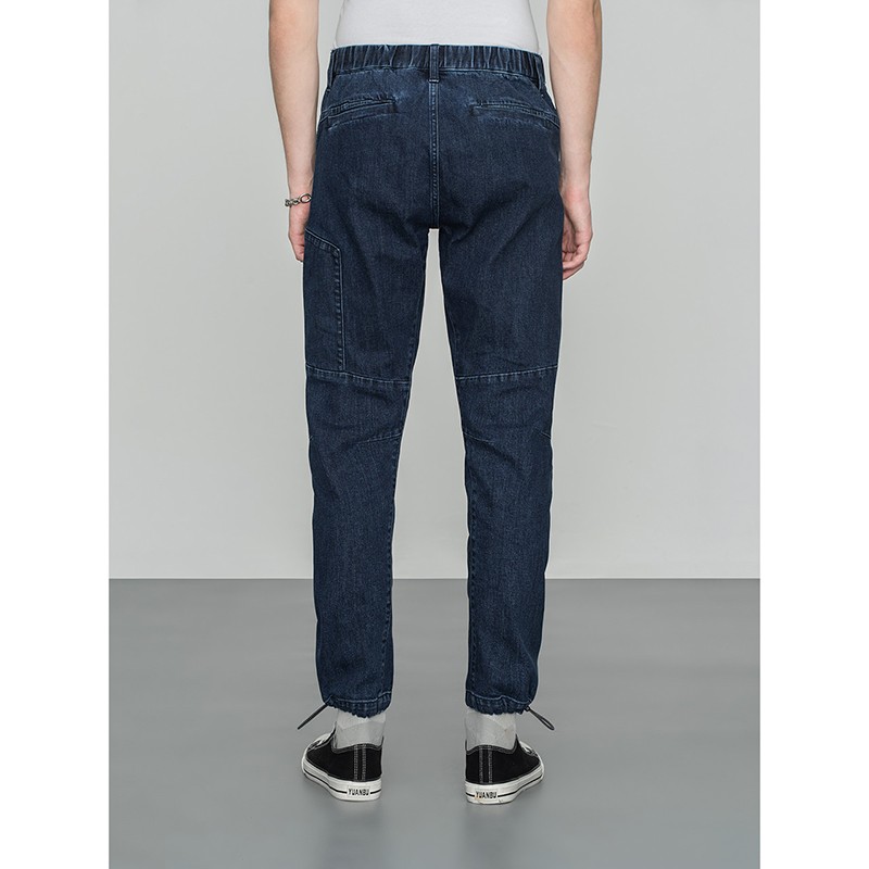 Lee Xline 22 spring and summer new elastic waist LEGGINGS MEDIUM BLUE men's jeans lmb0000642va-852